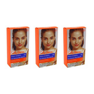 Sally Hansen Hair Remover Wax Strip Kit For Face