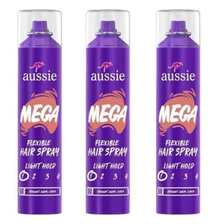 Aussie Mega Light Hold Flexible Hair Spray 10 Oz