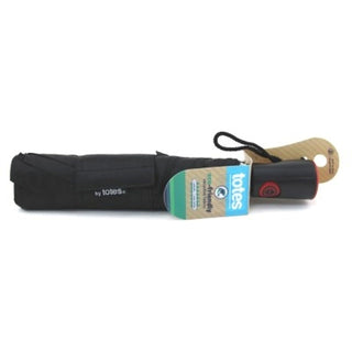 Totes Raines Umbrella Auto Open And Close Large, Black