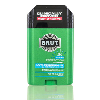 Brut Classic Antiperspirant + Deodorant Oval-Solid Stick, 2 Oz