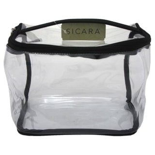 Sicara Clear Cosmetic Bag Train Case