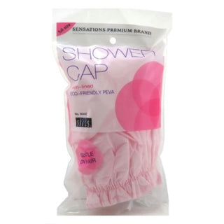 Siris Satin Lined Vinyl Shower Cap, Full Size