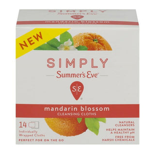 Simply Summer's Eve Cleansing Cloths Mandarin Blossom