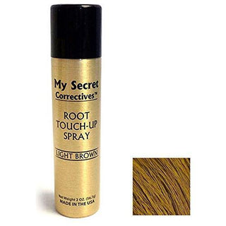 My Secret Correctives Root Touch-Up Spray Light Brown 2 Oz