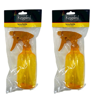 Kingsley LOT OF 2 Spray Bottle 10 Fl. Oz. Sprayer Gold