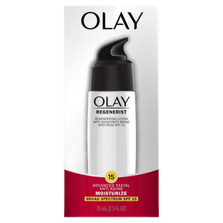 Olay Regenerating Lotion, Anti Aging, Moisturize, Broad Spectrum Spf 15 2.5 Fl Oz
