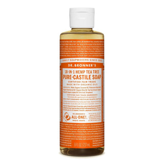 Dr. Bronner's Pure Castile Liquid Soap Hemp Tea Tree -- 8 Fl Oz