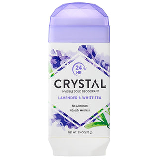 Crystal Lavender & White Tea Invisible Solid Deodorant 2.5 Oz. Stick