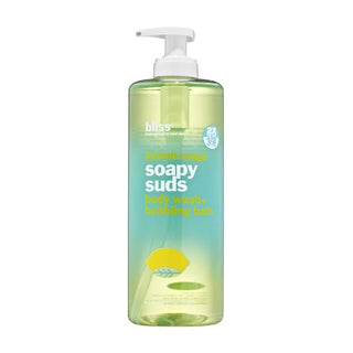 Bliss Lemon + Sage Soapy Suds Body Wash + Bubbling Bath 16 Oz