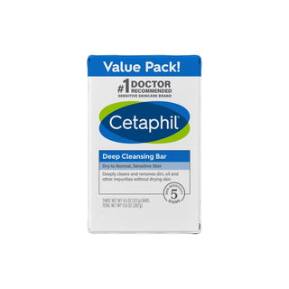 Cetaphil Deep Cleansing Bar Soap - 3pk - 4.5oz Each