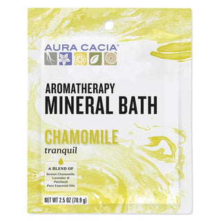 Aura Cacia Tranquil Aromatherapy Chamomile Mineral Bath 2.5 Oz