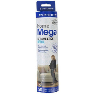 Evercare Mega Cleaning Roller Refill, 50 Sheets