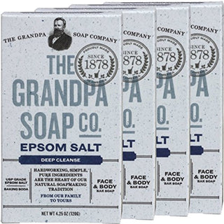 Grandpa's Epsom Salt & Baking Soda Soap 3.25 Ounces