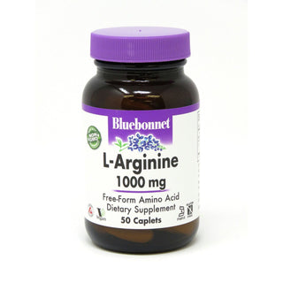Bluebonnet L-Arginine 1000 Mg, 50 Caplets, Nutrition