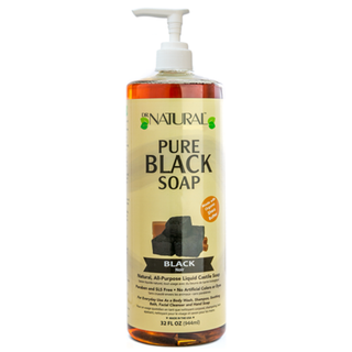 Dr. Natural Pure Castile Liquid Black Soap - 32 Fl Oz