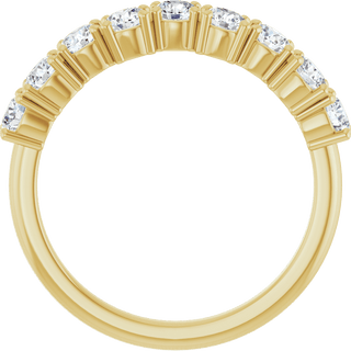 Aurielle 14K Gold Diamond Anniversary Band
