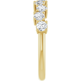Aurielle 14K Gold Diamond Anniversary Band