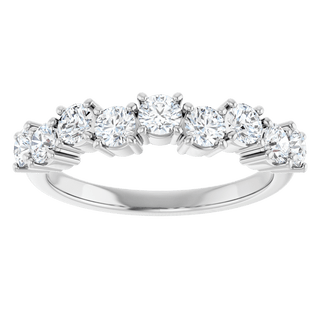 Aurielle 14K Gold Diamond Anniversary Band