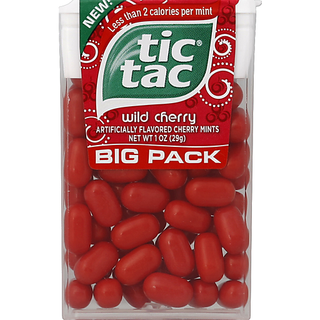 Tic Tac Mints, Wild Cherry, Big Pack 1 Oz