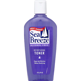 Sea Breeze Alcohol Free Refreshing Toner 10 Fl. Oz. Plastic Bottle