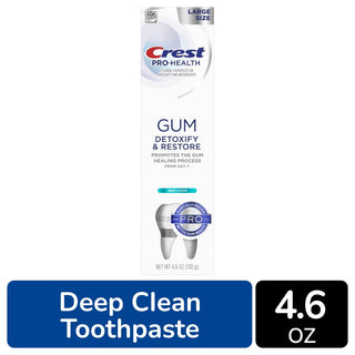 Crest Pro-Health Toothpaste, Fluoride, Gum Detoxify & Restore, Deep Clean, Large Size