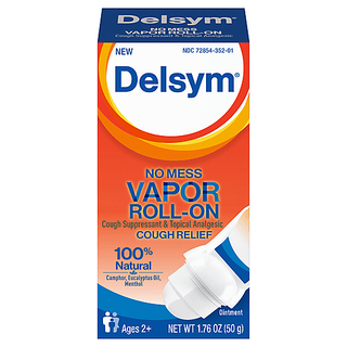 Delsym Cough Relief, Vapor, Roll On, No Mess, Ointment 1.76 Oz