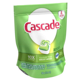 Cascade Dishwasher Detergent, Fresh Scent, Action Pacs