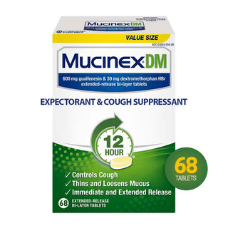 Mucinex Expectorant & Cough Suppressant, 12 Hour, Tablets