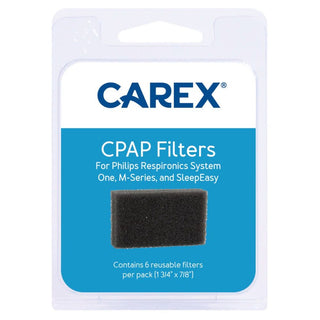 Carex CPAP Filters For Philips Respironics, System One, M-Series & SleepEasy, Reusable