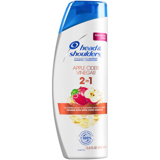 Head & Shoulders Shampoo Conditioner, Dandruff, 2 In 1, Apple Cider Vinegar 13.5 Fl Oz