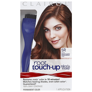 Nice N Easy Root Touch-Up Permanent Color, Matches Medium Auburn/Reddish Brown Shades 5R