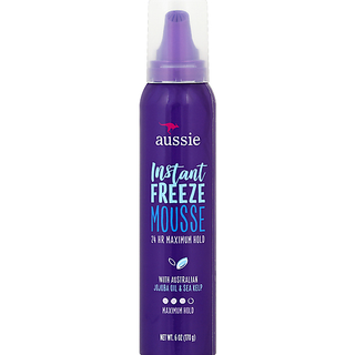 Aussie Instant Freeze Mousse, 24 Hour Maximum Hold, 6 Oz
