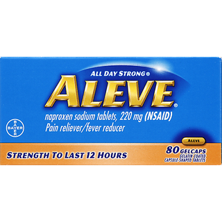 Aleve Pain Reliever/Fever Reducer, 220 Mg, Gelcaps