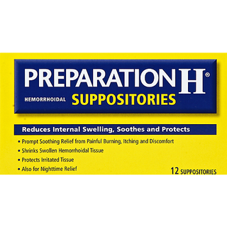 Preparation H Hemorrhoidal Suppositories