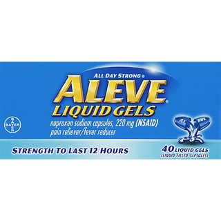 Aleve Pain Reliever/Fever Reducer, 220 Mg, Liquid Gels