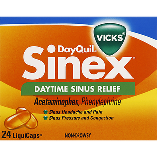 Vicks Sinex Daytime Sinus Relief 24 Liqui Caps