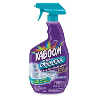 Kaboom Bathroom Spray, 3 In 1, Plus Disinfex, Fresh Scent 30 Oz