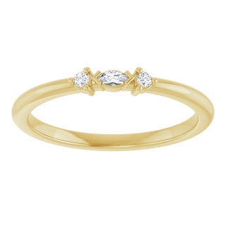 Lueur Marquise 14K Gold Diamond Ring