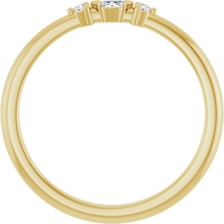 Lueur Marquise 14K Gold Diamond Ring
