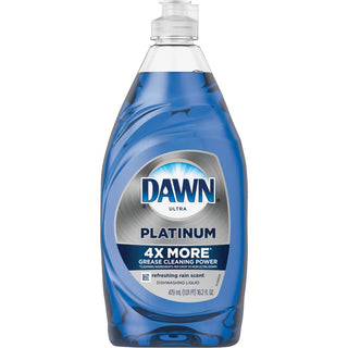 Dawn Ultra Platinum Dishwashing Liquid Dish Soap, Refreshing Rain Scent, 16.2 Fl Oz