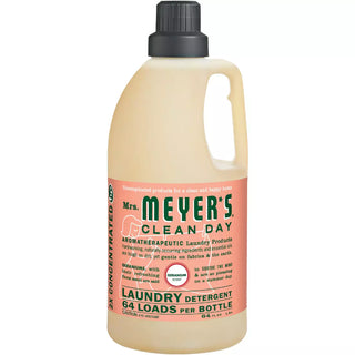 Mrs. Meyer's Clean Day Laundry Detergent Geranium Scent, 64 Oz