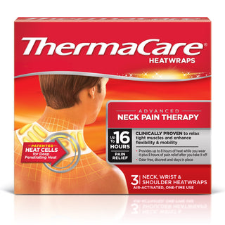 ThermaCare Advanced Neck, Wrist & Shoulder Pain Therapy Heatwraps