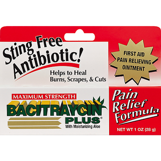 Bacitraycin Plus First Aid Antibiotic Ointment Com Pain Reliever