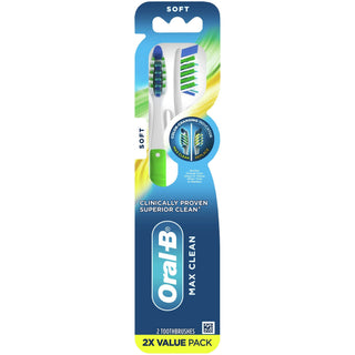 Oral B CrossAction Max Clean Manual Toothbrush, Soft