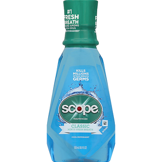 Scope Classic Cool Peppermint Mouthwash 16.9 Fl. Oz. Bottle