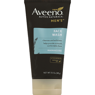 Aveeno Active Naturals Men's Face Wash, Fragrance Free
