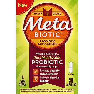 Meta Biotic Probiotic, 2 In 1 MultiHealth, Capsules