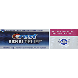 Crest Sensi-Relief Whitening Toothpaste Clean Mint
