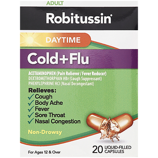 Robitussin Cold/Flu Day Tm Lqcap
