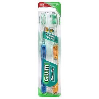 Gum Micro Tip Soft Toothbrushes